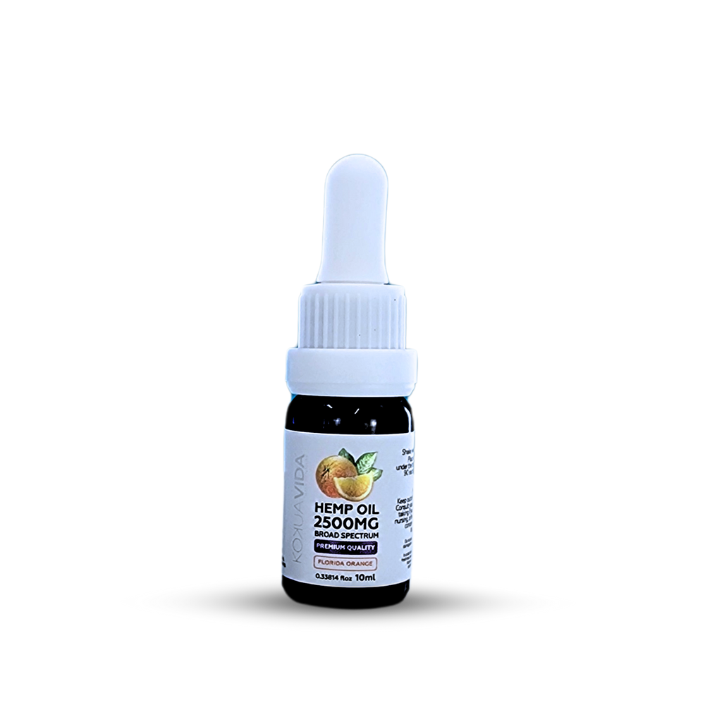 10ML-Broad Spectrum CBD Oil 2500mg - Florida Orange (EU)